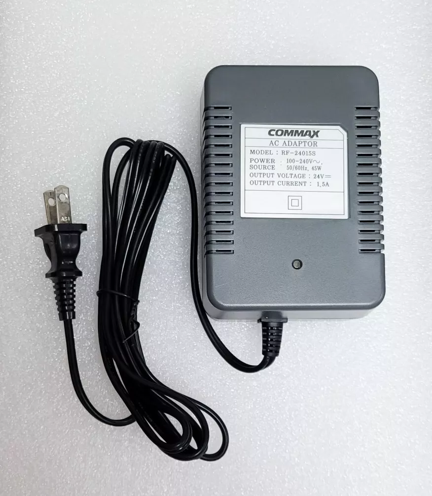 COMMAX RF-24015S 24VDC 1.5Amp Power Adapter AC100V-240V to DC24V